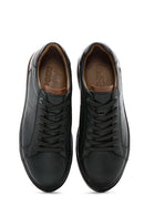 Men's Khaki Leather Sneaker | Derimod Men's Khaki Leather Sneaker | Derimod
