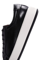 Men's Black Leather Sneaker | Derimod Men's Black Leather Sneaker | Derimod