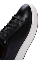 Men's Black Leather Sneaker | Derimod Men's Black Leather Sneaker | Derimod