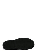 Men's Black Leather Sneaker | Derimod Men's Black Leather Sneaker | Derimod