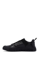 Men's Black Leather Sneaker | Derimod Men's Black Leather Sneaker | Derimod