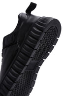 Men's Black Leather Sneaker | Derimod Men's Black Leather Sneaker | Derimod