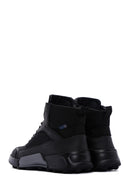 Men's Black Nubuck Leather Boots | Derimod Men's Black Nubuck Leather Boots | Derimod