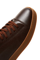 Men's Brown Leather Sneaker | Derimod Men's Brown Leather Sneaker | Derimod
