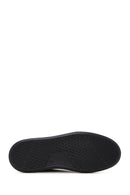 Men's Black Leather Thick Soled Sneaker | Derimod Men's Black Leather Thick Soled Sneaker | Derimod