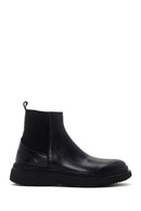 Men's Black Thick Soled Leather Chelsea Boots | Derimod Men's Black Thick Soled Leather Chelsea Boots | Derimod