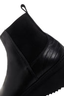 Men's Black Thick Soled Leather Chelsea Boots | Derimod Men's Black Thick Soled Leather Chelsea Boots | Derimod