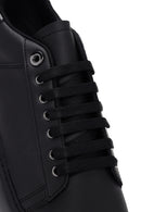 Men's Black Lace-Up Thick Sole Sneaker | Derimod Men's Black Lace-Up Thick Sole Sneaker | Derimod