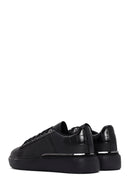 Men's Black Lace-Up Thick Sole Sneaker | Derimod Men's Black Lace-Up Thick Sole Sneaker | Derimod