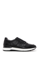Erkek Siyah Deri Sneaker | Derimod Erkek Siyah Deri Sneaker | Derimod