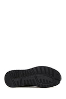 Erkek Siyah Deri Sneaker | Derimod Erkek Siyah Deri Sneaker | Derimod
