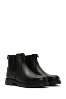 Men's Black Leather Chelsea Boots | Derimod Men's Black Leather Chelsea Boots | Derimod