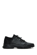 Men's Black Leather Casual Sneaker | Derimod Men's Black Leather Casual Sneaker | Derimod