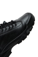 Men's Black Leather Casual Sneaker | Derimod Men's Black Leather Casual Sneaker | Derimod