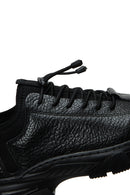 Men's Black Leather Casual Sneaker | Derimod Men's Black Leather Casual Sneaker | Derimod