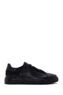 Men's Black Leather Sneaker | Derimod Men's Black Leather Sneaker | Derimod