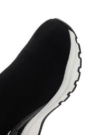 Women's Black Thick Sole High Top Sneaker | Derimod Women's Black Thick Sole High Top Sneaker | Derimod
