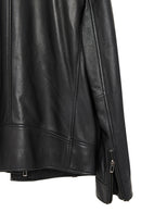 Carter Men's Black Biker Leather Coat | Derimod Carter Men's Black Biker Leather Coat | Derimod