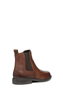 Geox Men's Brown Terence Leather Chelsea Boots | Derimod Geox Men's Brown Terence Leather Chelsea Boots | Derimod