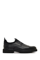 Men's Black Lace-Up Leather Casual Shoes | Derimod Men's Black Lace-Up Leather Casual Shoes | Derimod