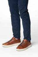 Geox Men's Tan Zackerty Lace-Up Leather Casual Shoes | Derimod Geox Men's Tan Zackerty Lace-Up Leather Casual Shoes | Derimod