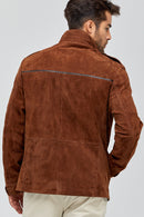 Suarez Erkek Süet Deri Ceket | Derimod Suarez Erkek Süet Deri Ceket | Derimod