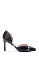 Kadın Kroko Detaylı Topuklu Ayakkabı | Derimod Kadın Kroko Detaylı Topuklu Ayakkabı | Derimod