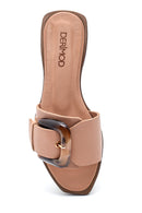 Women's Casual Leather Slippers | Derimod Women's Casual Leather Slippers | Derimod