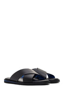 Erkek Siyah Deri Terlik | Derimod Erkek Siyah Deri Terlik | Derimod