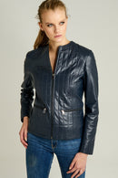 Sarah Kadın Deri Ceket | Derimod Sarah Kadın Deri Ceket | Derimod