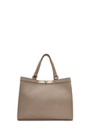 Kadın Bej Uzun Askılı Kol Çantası | Derimod Kadın Bej Uzun Askılı Kol Çantası | Derimod