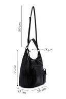 Women's Black Long Strap Shoulder Bag | Derimod Women's Black Long Strap Shoulder Bag | Derimod