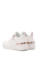 Skechers Kadın Beyaz Billion Bağcıklı Fermuar Detaylı Deri Sneaker | Derimod Skechers Kadın Beyaz Billion Bağcıklı Fermuar Detaylı Deri Sneaker | Derimod