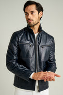 Bill Erkek Lacivert Mont | Derimod Bill Erkek Lacivert Mont | Derimod