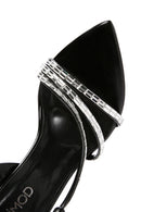 Women's Black Ankle Strap Thin Heel Sandals | Derimod Women's Black Ankle Strap Thin Heel Sandals | Derimod