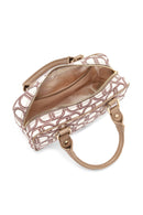 Kadın Bej Uzun Askılı Kumaş Çapraz Çanta | Derimod Kadın Bej Uzun Askılı Kumaş Çapraz Çanta | Derimod