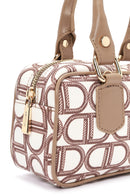 Kadın Bej Uzun Askılı Kumaş Çapraz Çanta | Derimod Kadın Bej Uzun Askılı Kumaş Çapraz Çanta | Derimod