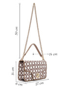 Kadın Bej Uzun Askılı Kumaş Omuz Çantası | Derimod Kadın Bej Uzun Askılı Kumaş Omuz Çantası | Derimod