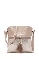 Kadın Bej Uzun Askılı Çapraz Çanta | Derimod Kadın Bej Uzun Askılı Çapraz Çanta | Derimod