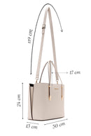 Women's Cream Long Strap Shoulder Bag | Derimod Women's Cream Long Strap Shoulder Bag | Derimod