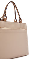 Kadın Bej Uzun Askılı Kol Çantası | Derimod Kadın Bej Uzun Askılı Kol Çantası | Derimod