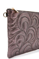 Women's Bronze Long Chain Strap Quilted Clutch Bag | Derimod Women's Bronze Long Chain Strap Quilted Clutch Bag | Derimod