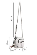 Kadın Beyaz Uzun Askılı Çapraz Çanta | Derimod Kadın Beyaz Uzun Askılı Çapraz Çanta | Derimod