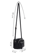 Women's Black Long Strap Crossbody Bag | Derimod Women's Black Long Strap Crossbody Bag | Derimod