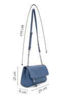 Kadın Mavi Uzun Askılı Çapraz Çanta | Derimod Kadın Mavi Uzun Askılı Çapraz Çanta | Derimod