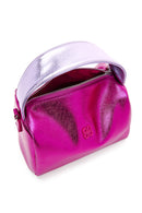 Kadın Pembe Uzun Askılı Metalik Çapraz Çanta | Derimod Kadın Pembe Uzun Askılı Metalik Çapraz Çanta | Derimod