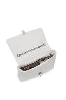 Women's White Long Strap Quilted Crossbody Bag | Derimod Women's White Long Strap Quilted Crossbody Bag | Derimod