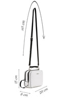 Kadın Beyaz Uzun Askılı Çapraz Çanta | Derimod Kadın Beyaz Uzun Askılı Çapraz Çanta | Derimod