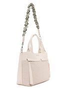 Women's Cream Long Strap Shoulder Bag | Derimod Women's Cream Long Strap Shoulder Bag | Derimod