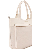 Women's Cream Long Strap Shoulder Bag | Derimod Women's Cream Long Strap Shoulder Bag | Derimod
